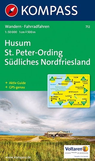 KOMPASS Wanderkarte Husum /St. Peter-Ording - Südliches Nordfriesland