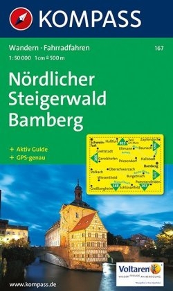 KOMPASS Wanderkarte Nördlicher Steigerwald - Bamberg