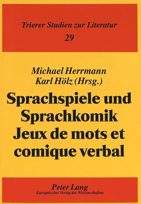 Sprachspiele und Sprachkomik- Jeux de mots et comique verbal - 
