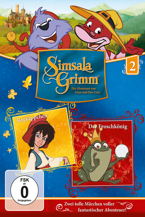 SimsalaGrimm - Rotk&auml;ppchen / Der Froschk&ouml;nig, 1 DVD