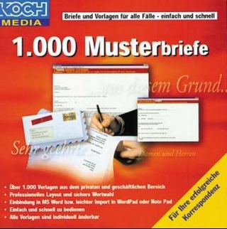 1000 Musterbriefe, 1 CD-ROM