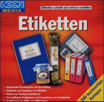 Etiketten, 1 CD-ROM