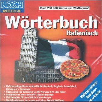 W&ouml;rterbuch Italienisch, 1 CD-ROM