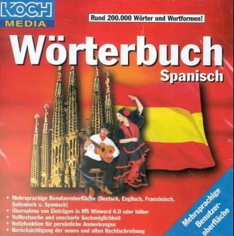 W&ouml;rterbuch Spanisch, 1 CD-ROM