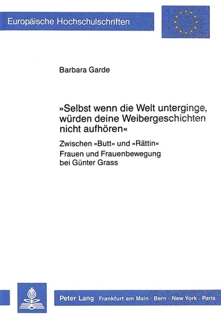 «Selbst wenn die Welt unterginge, würden deine Weibergeschichten nicht aufhören»