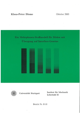 Ein Mehrphasen-Stoffmodell für Böden mit Übergang auf Interface-Gesetze
