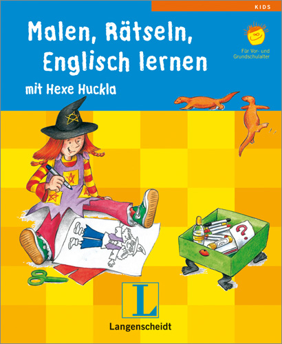 Langenscheidt Malen, R&auml;tseln, Englisch lernen mit Hexe Huckla