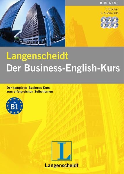 Langenscheidt Der Business-English-Kurs - Set mit 3 Büchern und 6 Audio-CDs