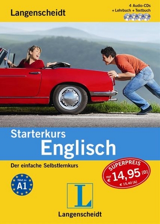Langenscheidt Starterkurs Englisch  - Set aus Buch, CD-Textbuch und 4 Audio-CDs