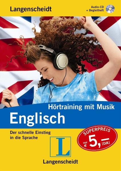 Langenscheidt H&ouml;rtraining mit Musik Englisch - Audio-CD mit Begleitheft
