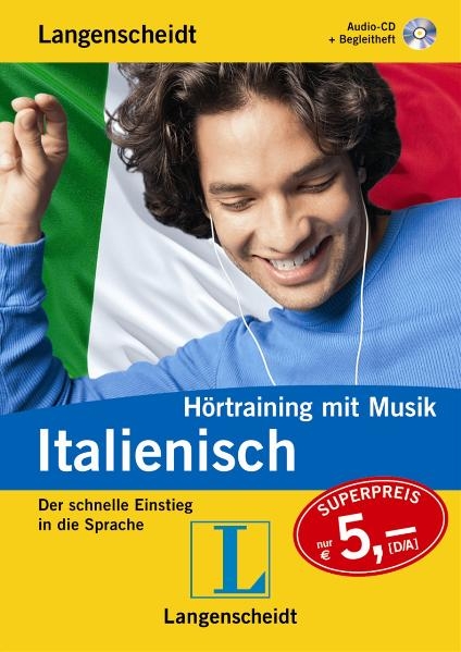 Langenscheidt H&ouml;rtraining mit Musik Italienisch - Audio-CD mit Begleitheft