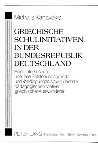 Griechische Schulinitiativen in der Bundesrepublik Deutschland