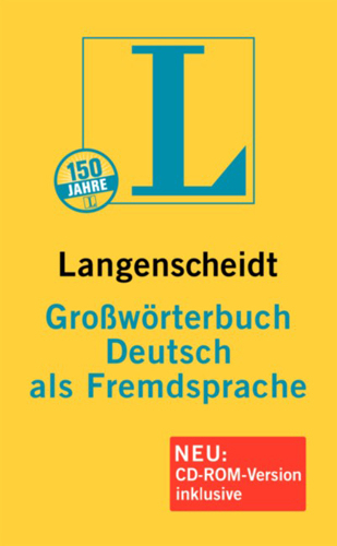 Langenscheidt Grossw&ouml;rterbuch Deutsch als Fremdsprache - 