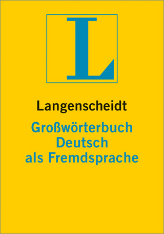 Langenscheidt Großwörterbuch Deutsch als Fremdsprache - Buch (Hardcover) + CD-ROM