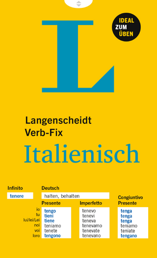 Langenscheidt Verb-Fix Italienisch - Italienische Verben auf einen Blick - Ideal zum Üben