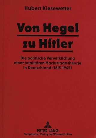 Von Hegel zu Hitler
