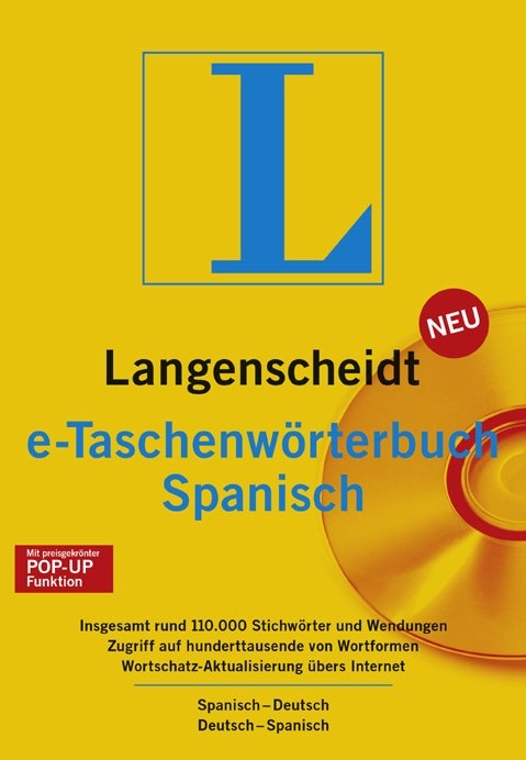 Langenscheidt e-Taschenw&ouml;rterb&uuml;cher 4.0/5.0 / Spanisch
