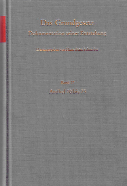 Band 17: Artikel 70 bis 73 - 