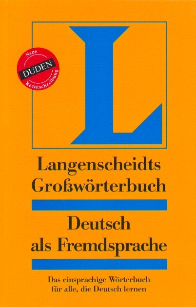Langenscheidts Grossw&ouml;rterbuch Deutsch als Fremdsprache - 