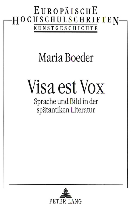 Visa est Vox - Maria von Kerssenbrock-Krosigk