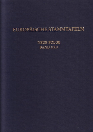 Europäische Stammtafeln. Neue Folge