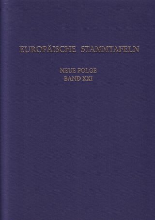 Europäische Stammtafeln. Neue Folge