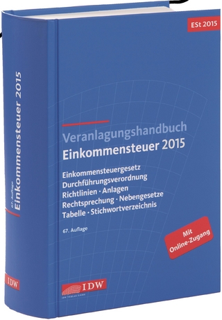 Veranlagungshandbuch Einkommensteuer 2015