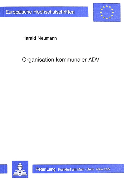 Organisation kommunaler ADV - Harald Neumann