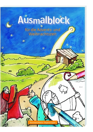 Ausmalblock für die Advents- und Weihnachtszeit
