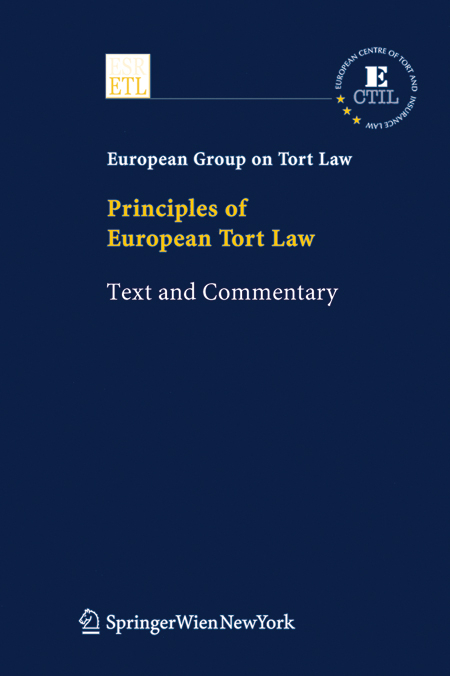 Principles of European Tort Law -  European Group on Tort Law