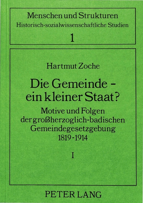 Die Gemeinde - ein kleiner Staat?