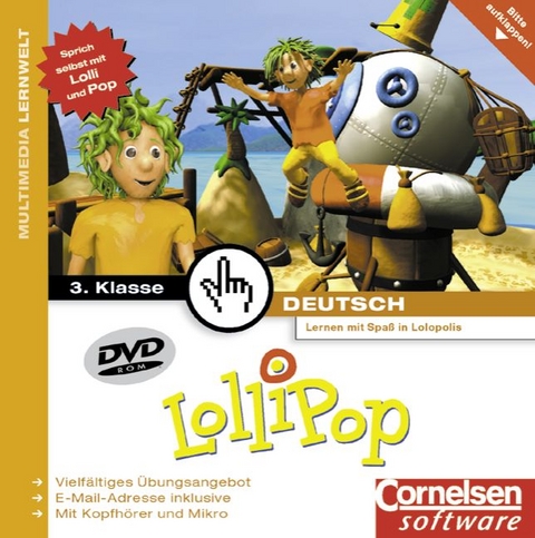 LolliPop Multimedia. Deutsch - Software f&uuml;r das Lernen zu Hause / 3. Schuljahr - DVD-ROM