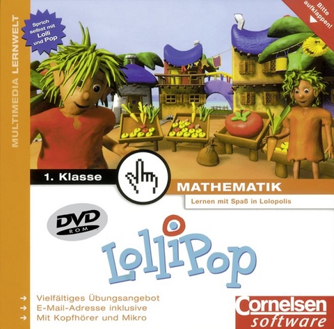 LolliPop Multimedia. Mathematik - Software f&uuml;r das Lernen zu Hause / 1. Schuljahr - DVD-ROM - Gerd Scheimann