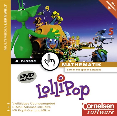LolliPop Multimedia. Mathematik - Software f&uuml;r das Lernen zu Hause / 4. Schuljahr - DVD-ROM - Gerd Scheimann