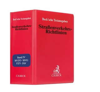 Straßenverkehrs-Richtlinien Hauptordner IV 100 mm