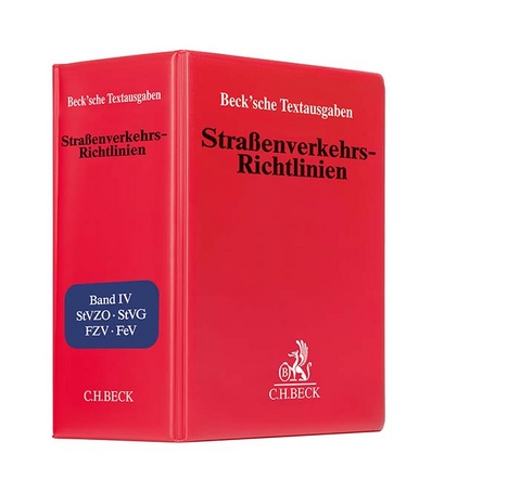 Stra&szlig;enverkehrs-Richtlinien Hauptordner IV 100 mm