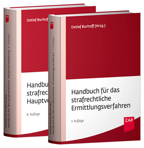 Handbuch strafrechtliches Ermittlungsverfahren  / strafrechtliche Hauptverhandlung - Detlef Burhoff