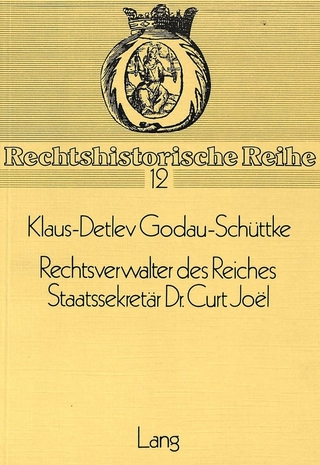 Rechtsverwalter des Reiches- Staatssekretär Dr. Curt Joel