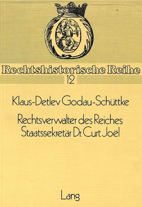 Rechtsverwalter des Reiches- Staatssekret&auml;r Dr. Curt Joel