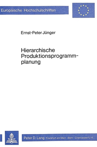 Hierarchische Produktionsprogrammplanung