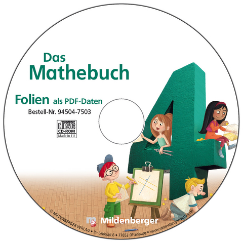Das Mathebuch 4 &ndash; Daten-CD &ndash; Folien als PDF &ndash; Ausgabe Bayern - 