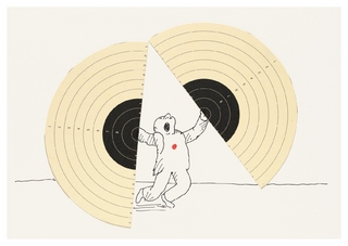 Ohne Titel / Zielscheibe (Postkarte, 20 Ex)