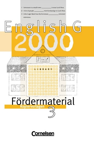 English G 2000 - Ausgabe A, B und D / Band 3: 7. Schuljahr - Fördermaterial