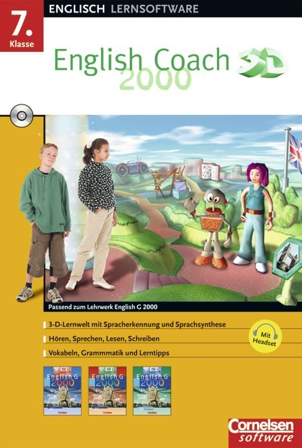 English Coach 3D. Zu English G 2000 - Ausgabe A, B und D / Band 3: 7. Schuljahr - CD-ROM