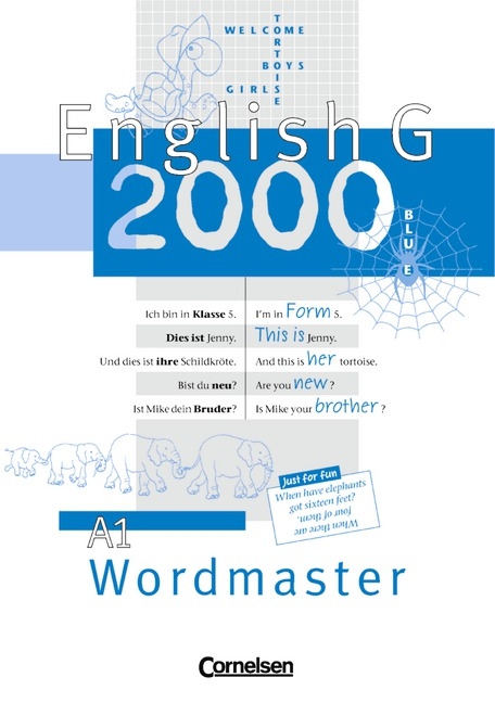 English G 2000 - Ausgabe A / Band 1: 5. Schuljahr - Wordmaster - Wolfgang Neudecker, Franz Vettel