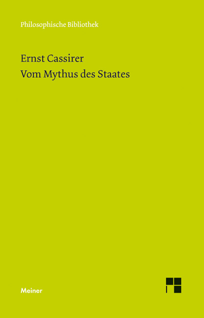 Vom Mythus des Staates - Ernst Cassirer