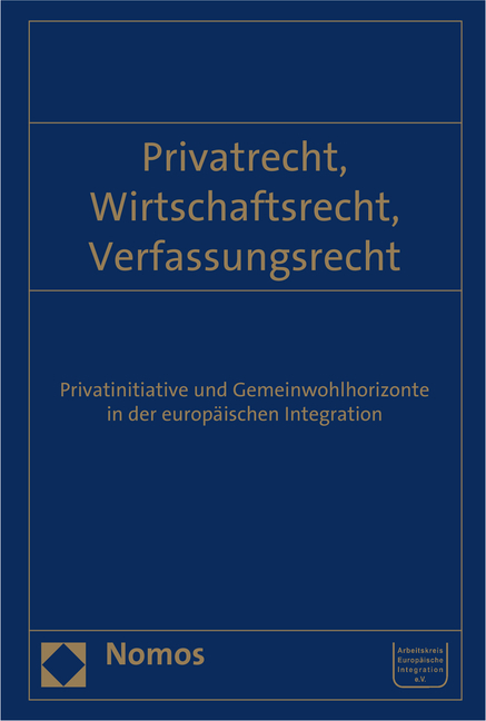 Privatrecht, Wirtschaftsrecht, Verfassungsrecht - 