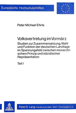 Volksvertretung im Vormärz