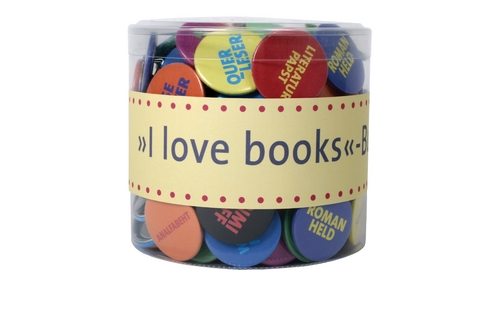 Buttons &raquo;I love Books&laquo;