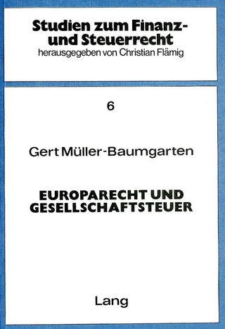 Europarecht und Gesellschaftsteuer